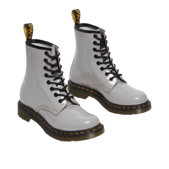 Dr. Martens 1460 Patent Lamper Leather 8-Eye Boots Size 9 - Picture 3 of 9